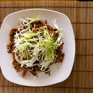 Pork with bean paste