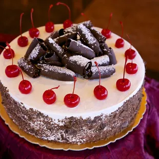 Black Forest Cake Custom Cake Order