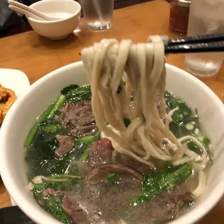 Clear Broth Beef Noodle Soup