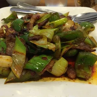 Twice Cooked Pork with Bell Pepper