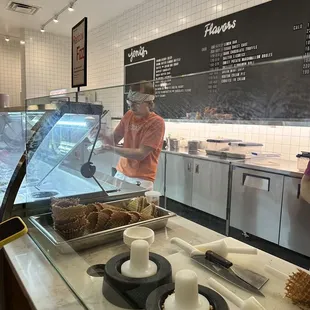 Front of line to see all the flavors.