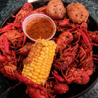 Boiled Crawfish Platter