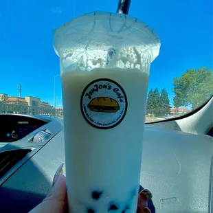6. Coconut Smoothie with boba 10/10!