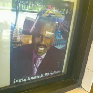 Steve Harvey is watching you eat fries at Jenkins