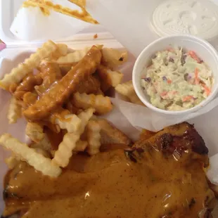 Ribs, Slaw &amp; Fries