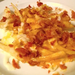 Bacon cheese fries
