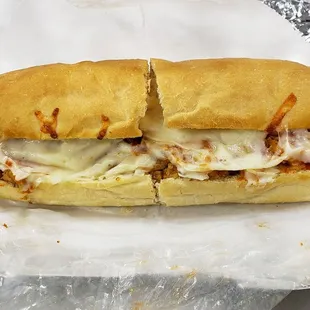 Chicken Parmigiana Sub