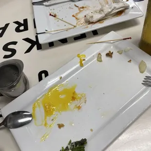 Yup! We are it all!  Turkey sandwich with onion rings Avocado, Bacon, Eggs over easy with cheese on a roll with home style potatoes.