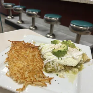 Breakfast enchiladas