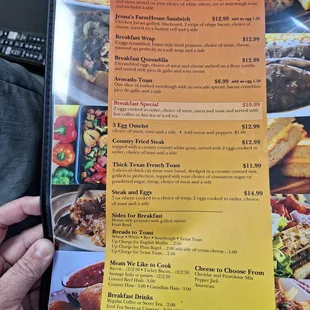 Menu page 2