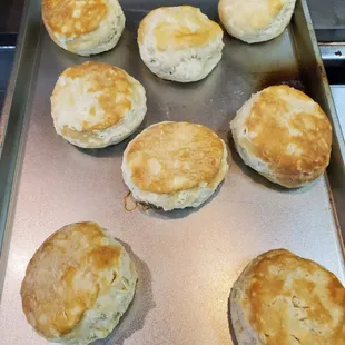 Fresh biscuits for Sunday&apos;s scrtach made sausage gravy and biscuits.