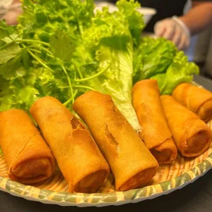 A8. Veggie Fried Egg Rolls