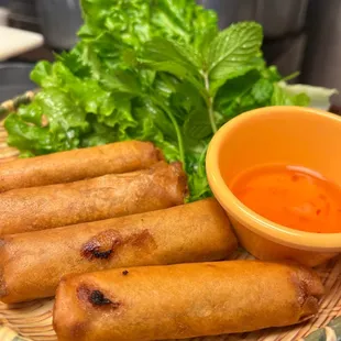 A6. Fried Egg Rolls