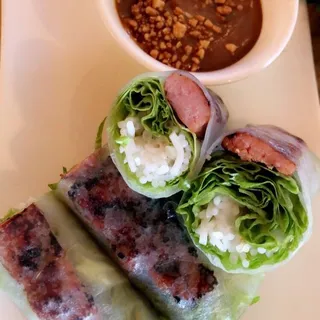 A10. Grilled Pork Sausage Spring Rolls