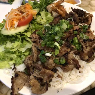 B1. Vermicelli with Grilled Shrimp and Grilled Skewer Pork