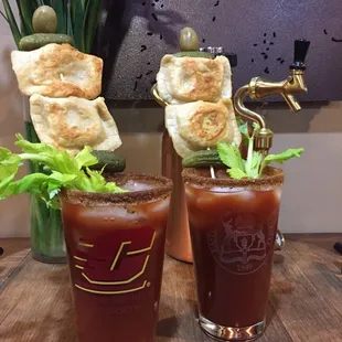 two glasses of bloody bloody