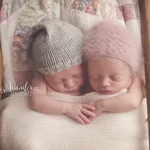 Twins newborn Session