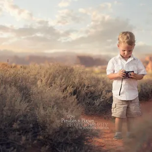 Children's portraits.