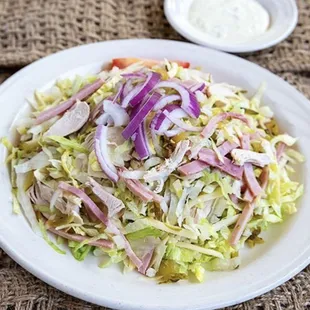 Our Famous Maurice Salad and homemade Maurice dressing. Customizations welcome :)