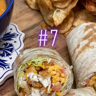 The #7 with chips