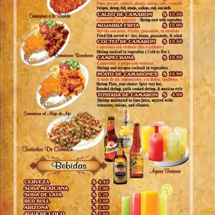 ramen and noodles, menu