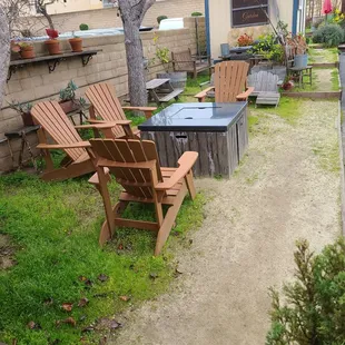 Cute little backyard area