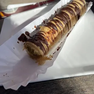 Chocolate Pistachio Baklava. Was so good, I ordered two to-go.