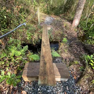 Newly rebuilt bridge