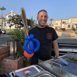 Jose making awesome tacos!