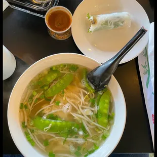 The GINGER RAMEN is delicious and healthy! I really love the snow peas and the chicken breast.