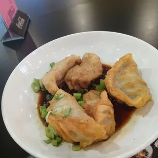 Pork dumplings fried