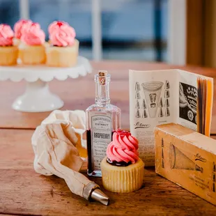 Raspberry Chocolate Ganache Cupcakes