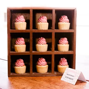 Mixed Berry Cupcakes