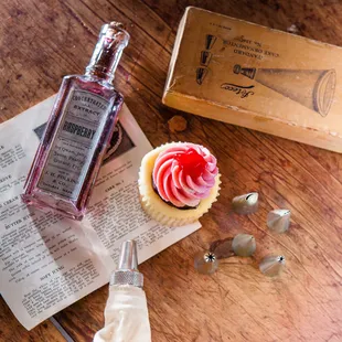 Raspberry Chocolate Ganache Cupcake