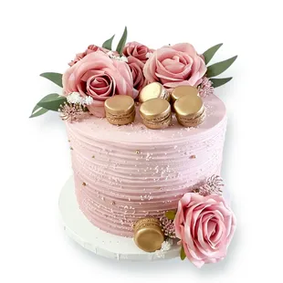 Buttercream textured cake