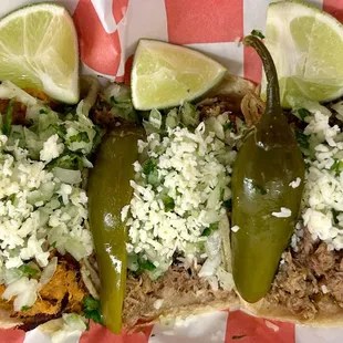 Al Pastor and Barbaco Tacos