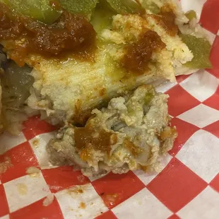 The pork that was included was very fatty. Super disappointing.