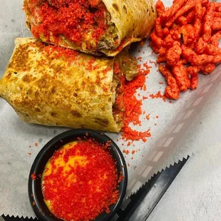 Hot Cheeto Burrito
