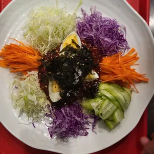 Spicy buckwheat noodle