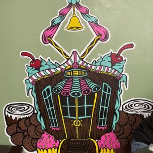 a wall mural
