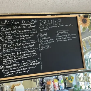 Menu board