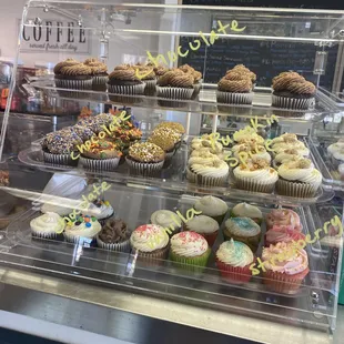 dessert, cupcakes, food