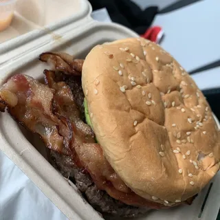 Avocado Bacon Cheeseburger