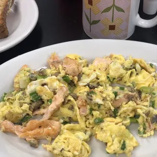 Salmon Scramble