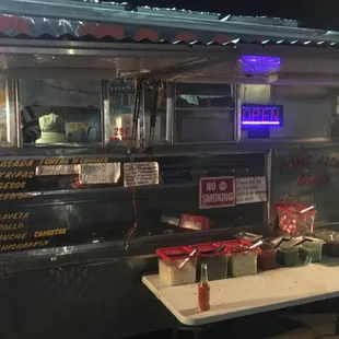  food truck at night