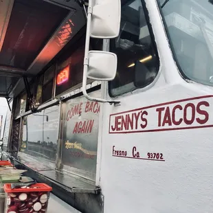  food truck parked on the side of the road