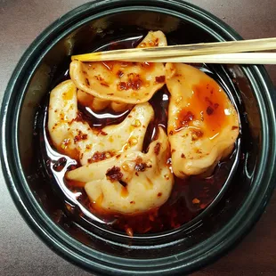I asked for dumplings in a spicy oil sauce and the made it! 2 thumbs up!