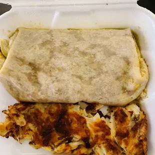 Chile Verde Burrito