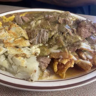 Chilli Verde Scrambled Eggs