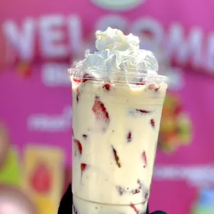 Fresas con crema